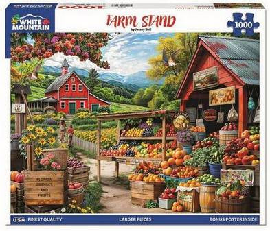 White Mountain - Farm Stand - 1000 Piece Jigsaw Puzzle