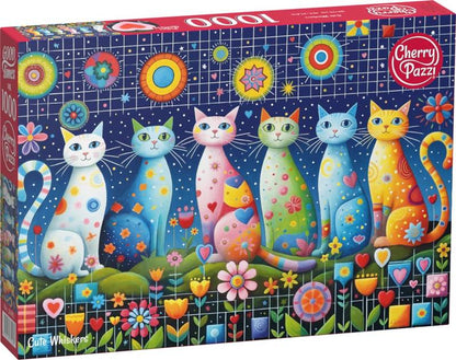 CherryPazzi - Cute Whiskers - 1000 Piece Jigsaw Puzzle