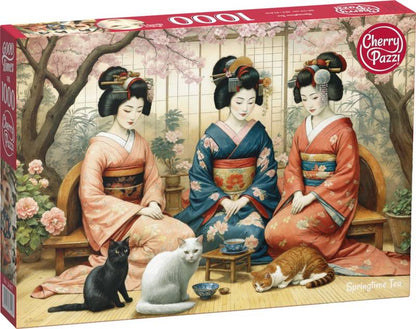 CherryPazzi - Springtime Tea - 1000 Piece Jigsaw Puzzle