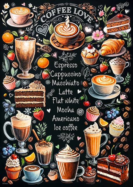 CherryPazzi - Coffee Time - 1000 Piece Jigsaw Puzzle