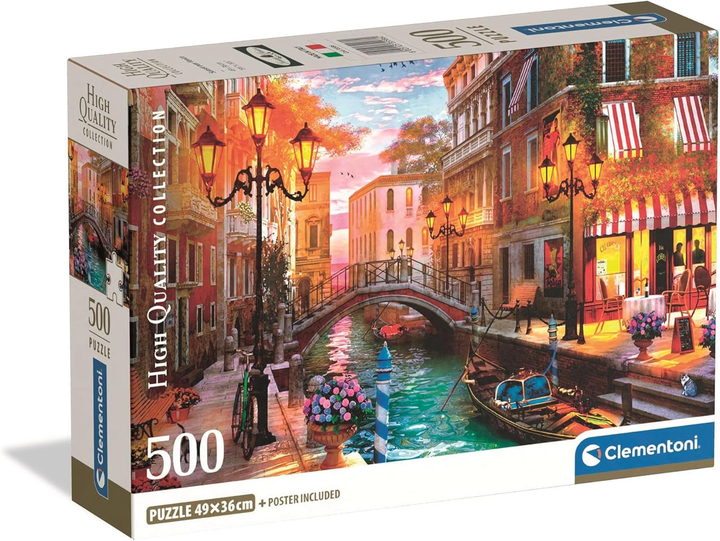 Clementoni - Sunset Over Venice - 500 Piece Jigsaw Puzzle