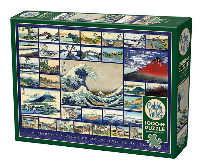 Cobble Hill - Hokusai  - 1000 Piece Jigsaw Puzzle