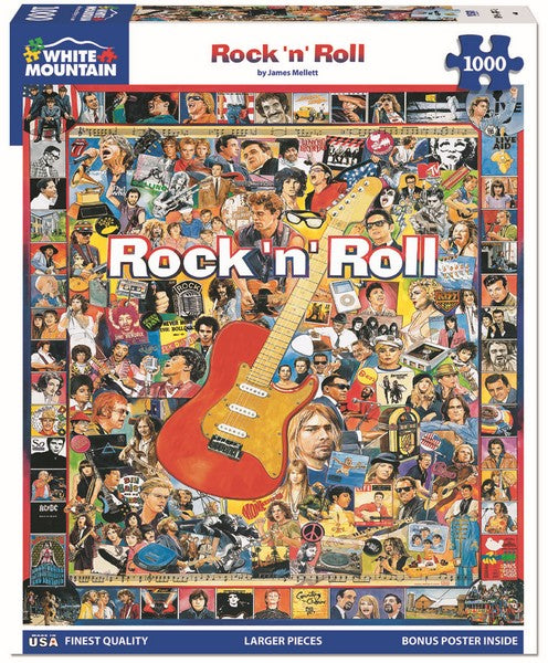 White Mountain - Rock 'n' Roll - 1000 Piece Jigsaw Puzzle