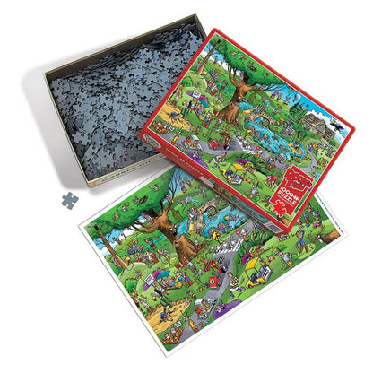 Cobble Hill - Doodletown - Par for the Course  - 1000 Piece Jigsaw Puzzle