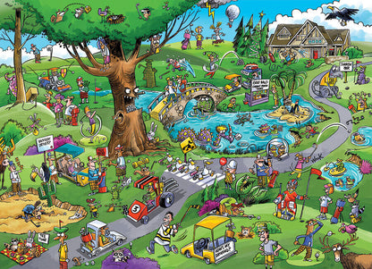 Cobble Hill - Doodletown - Par for the Course  - 1000 Piece Jigsaw Puzzle