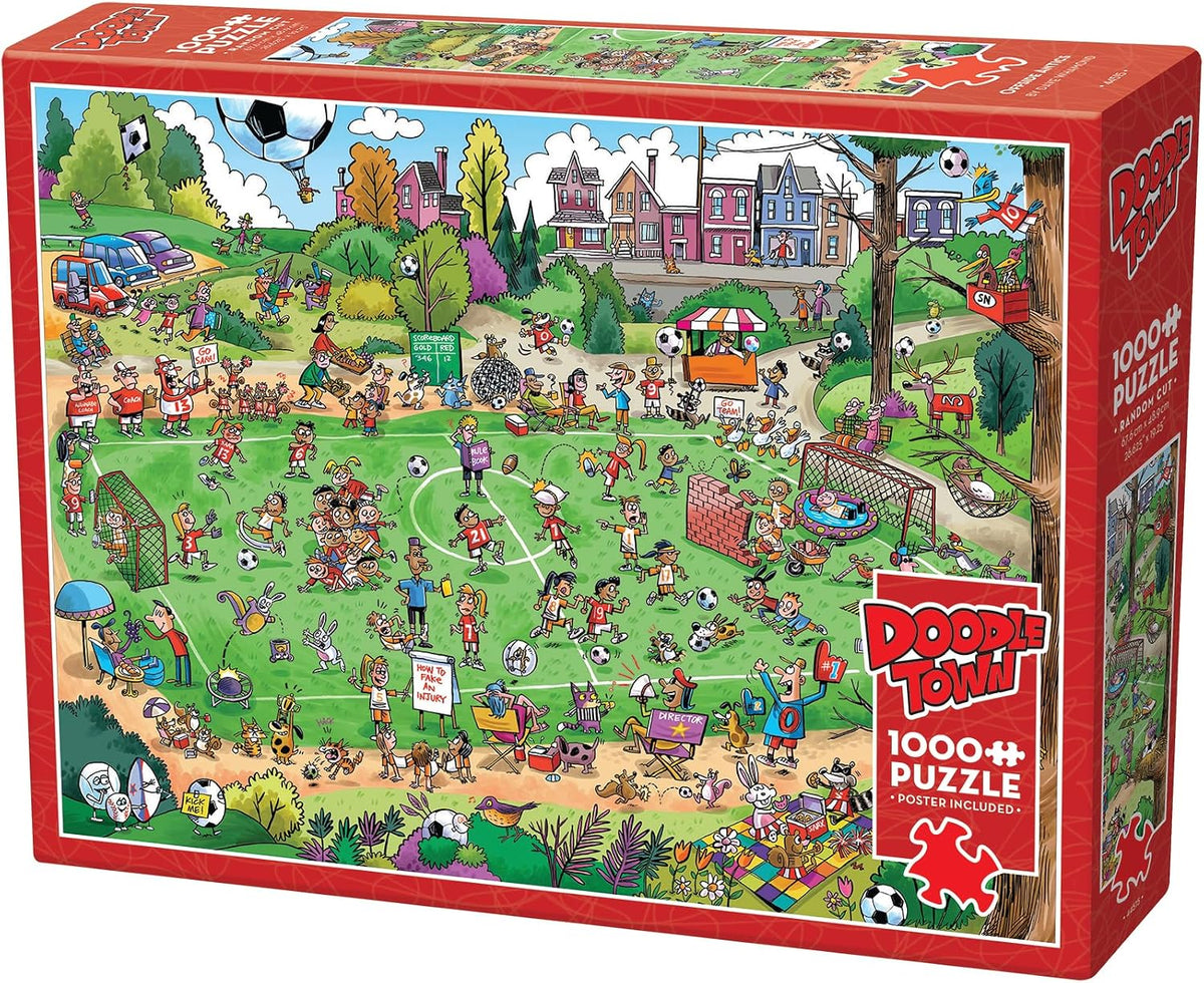 Cobble Hill - Doodletown - Offside Antics  - 1000 Piece Jigsaw Puzzle