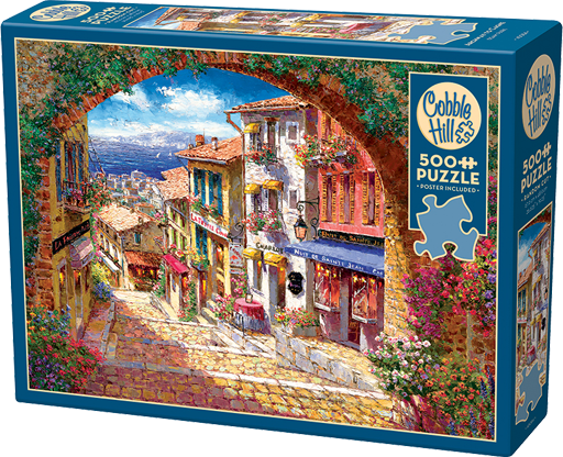 Cobble Hill - Archway to Cagne  - 500 Piece Jigsaw Puzzle