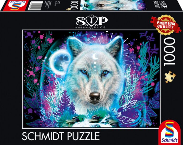 Schmidt - Sheena Pike - Neon Artic Wolf - 1000 Piece Jigsaw Puzzle