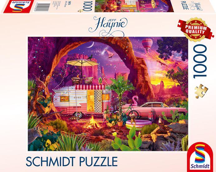 Schmidt - A Desert Camping Paradise - 1000 Piece Jigsaw Puzzle