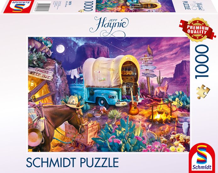 Schmidt - A Charming Wild West Campout - 1000 Piece Jigsaw Puzzle