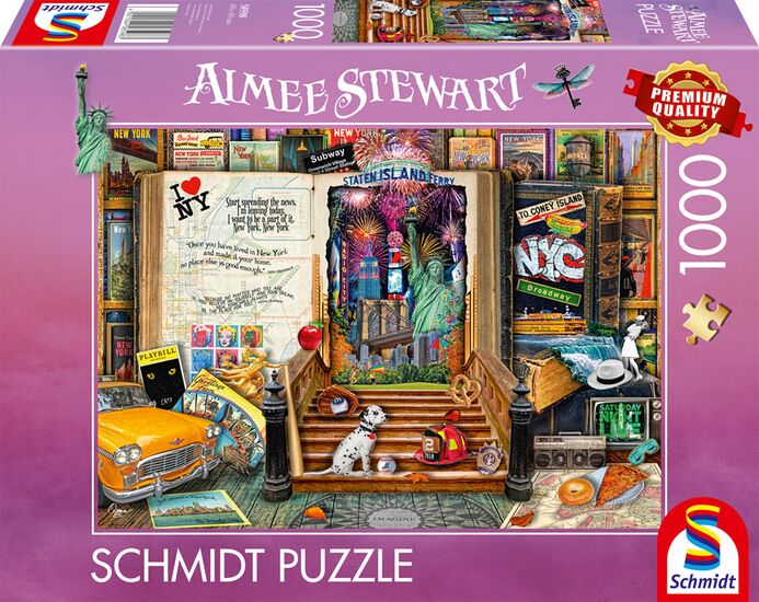 Schmidt - Aimee Stewart - Memories of New York- 1000 Piece Jigsaw Puzzle
