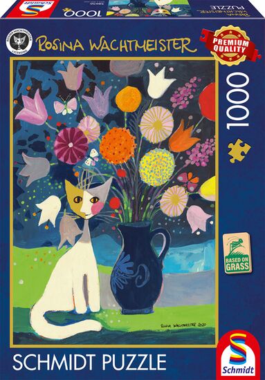 Schmidt - White Cat - 1000 Piece Jigsaw Puzzle