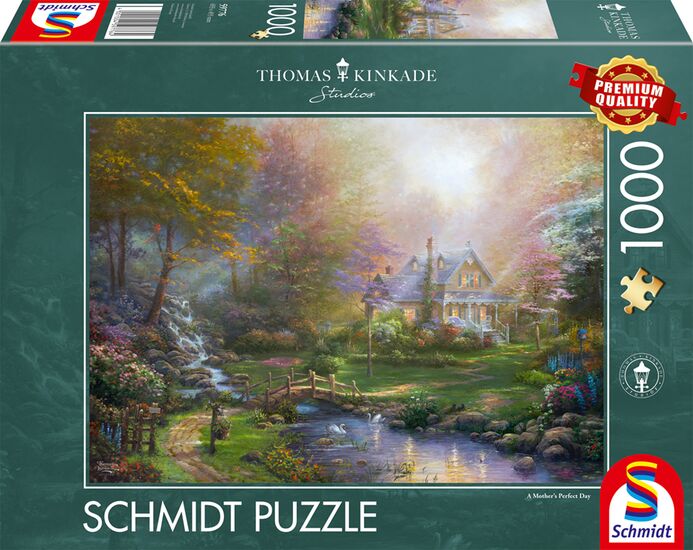 Schmidt - Thomas Kinkade - A Mother's Perfect Day - 1000 Piece Jigsaw Puzzle