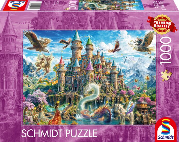 Schmidt - Fairytale Castle in the Land of Imagination - 1000 Piece Jigsaw Puzzle