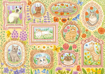 Schmidt - Aristocratic Cats - 1000 Piece Jigsaw Puzzle