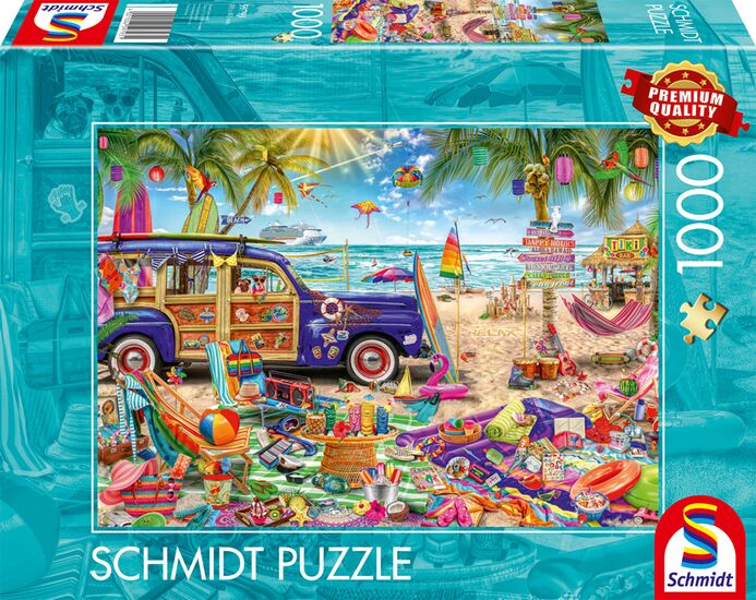 Schmidt - A Sunny Break at the Seaside - 1000 Piece Jigsaw Puzzle