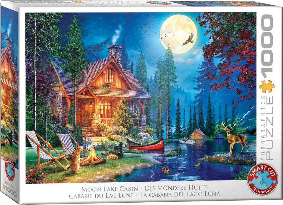 Eurographics - Moon Lake Cabin - 1000 Piece Jigsaw Puzzle