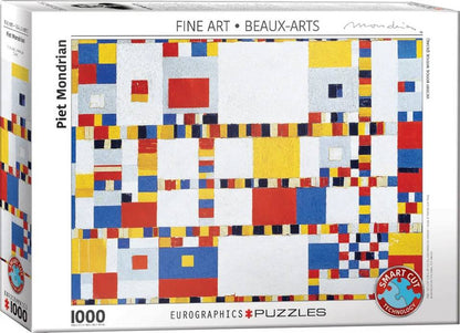 Eurographics - Victory Boogie Woogie - Piet Mondarin - 1000 Piece Jigsaw Puzzle