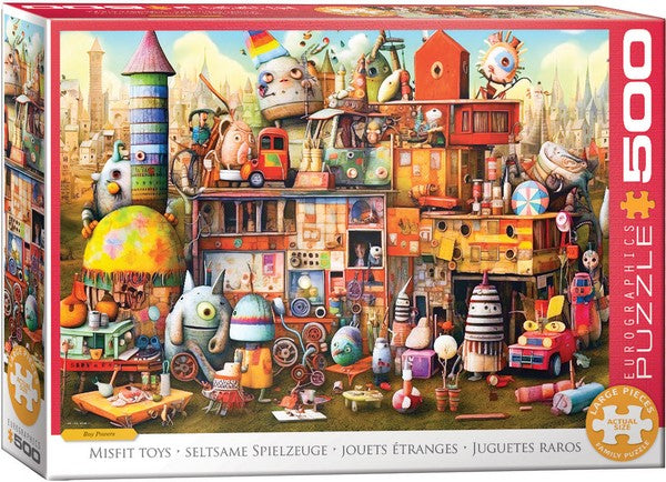 Eurographics - Misfit Toys - 500XL Piece Jigsaw Puzzle