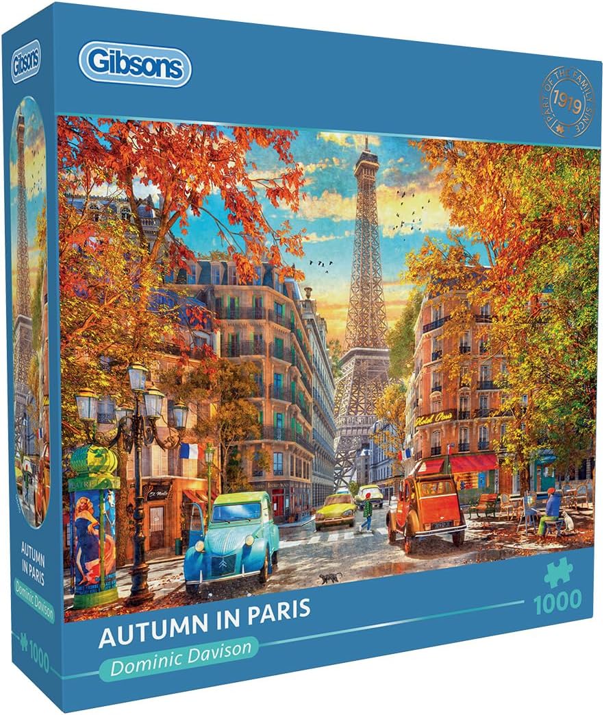 Gibsons - Autumn in Paris - 1000 Piece Jigsaw Puzzle