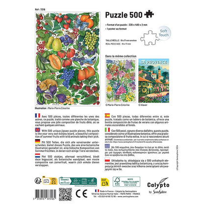 Calypto - Fruits d'Ete - Summer Fruits - 500 Piece Jigsaw Puzzle