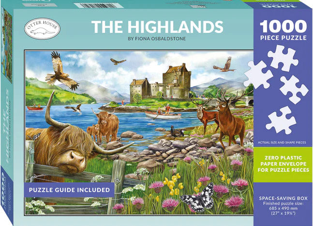 Otter House - The Highlands - 1000 Piece Jigsaw Puzzle