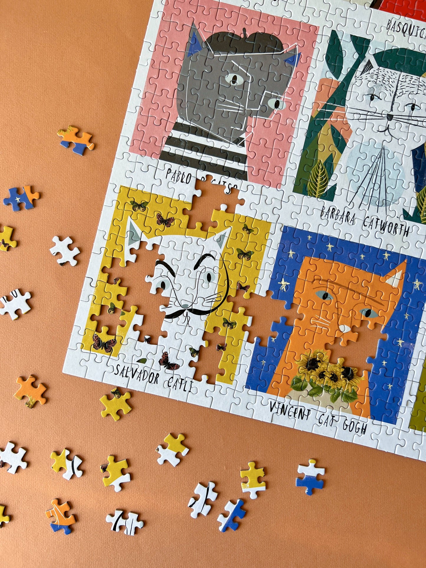 Happily Puzzles - Art Cats - 1000 Piece Jigsaw Puzzle
