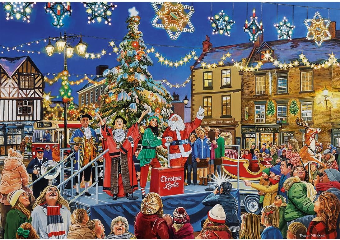 Gibsons - A Christmas to Remember - 4 x 500 Piece Jigsaw Puzzle