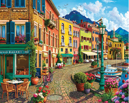 White Mountain - Cafe on The Water - 1000 Piece Puzzle
