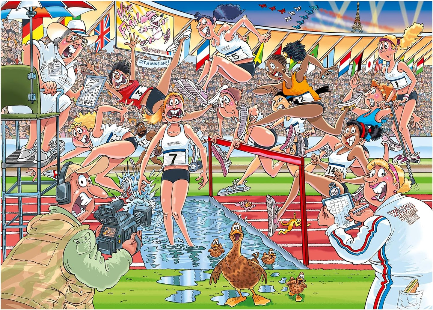 Wasgij - Original 44 Summer Games! - 1000 Piece Jigsaw Puzzle