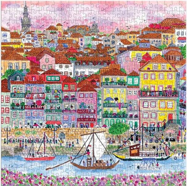Galison - Michael Storrings - Colours of Porto - 500 Piece Jigsaw Puzzle