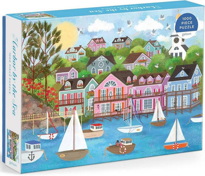 Galison - Harbor by the Sea - 1000 Piece Jigsaw Puzzle