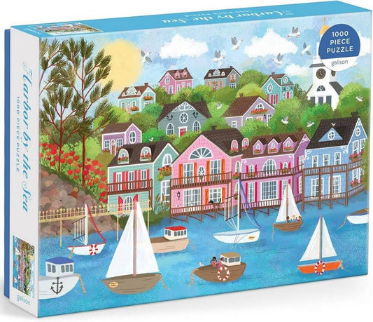 Galison - Harbor by the Sea - 1000 Piece Jigsaw Puzzle