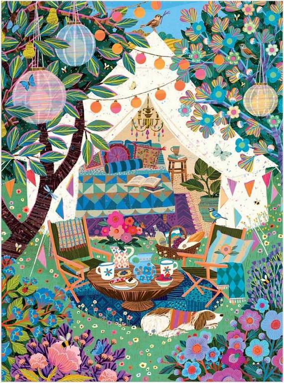 Galison - Blooming Escape - 1000 Piece Jigsaw Puzzle