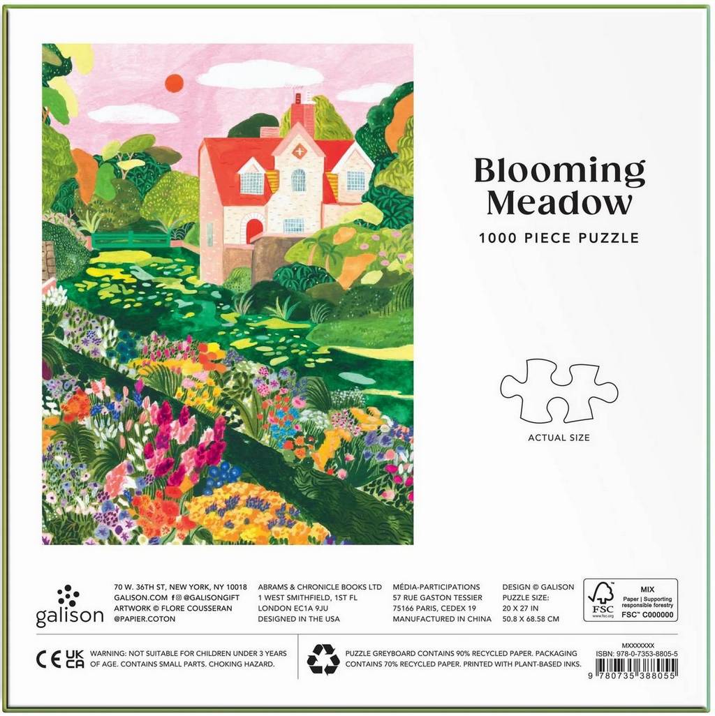 Galison - Blooming Meadow - 1000 Piece Jigsaw Puzzle