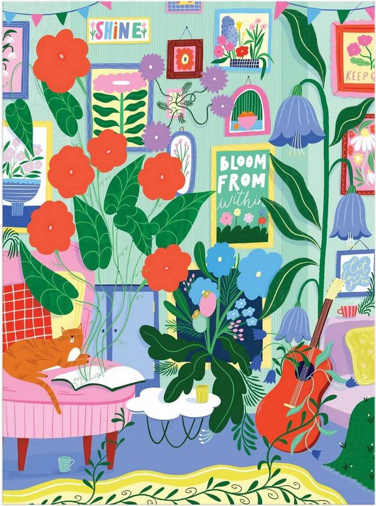 Galison - Room to Bloom - 1000 Piece Jigsaw Puzzle