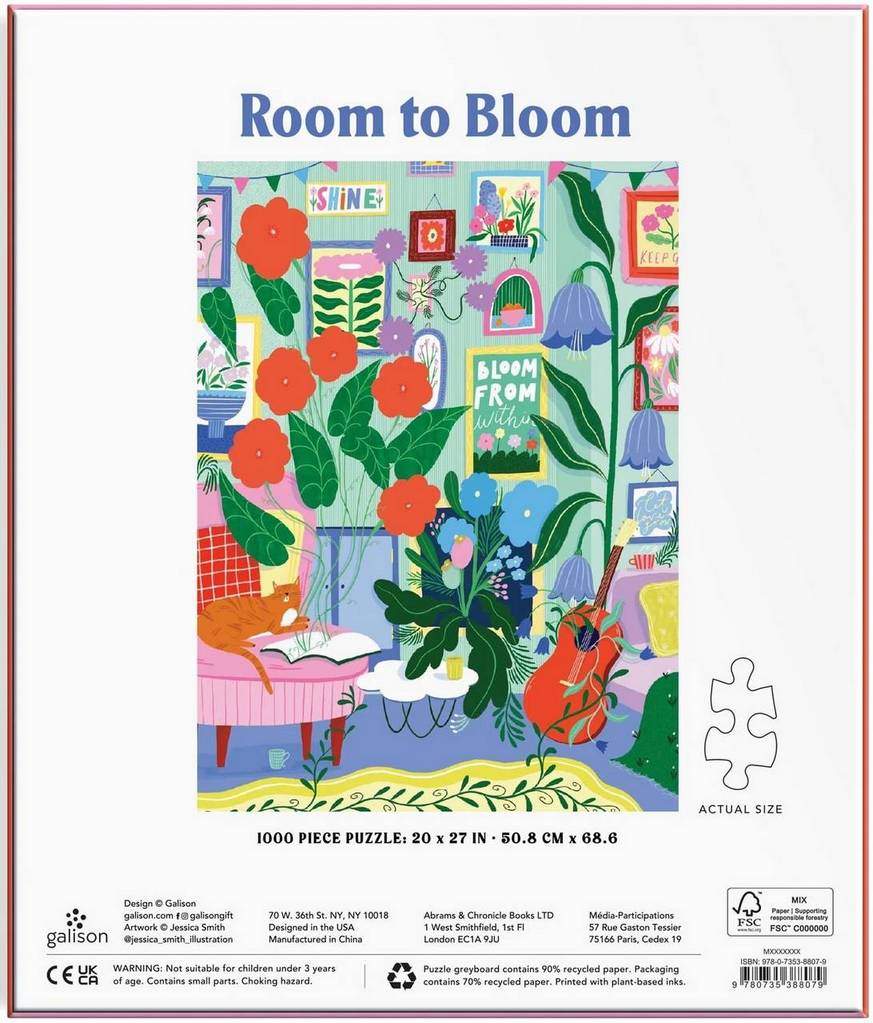 Galison - Room to Bloom - 1000 Piece Jigsaw Puzzle