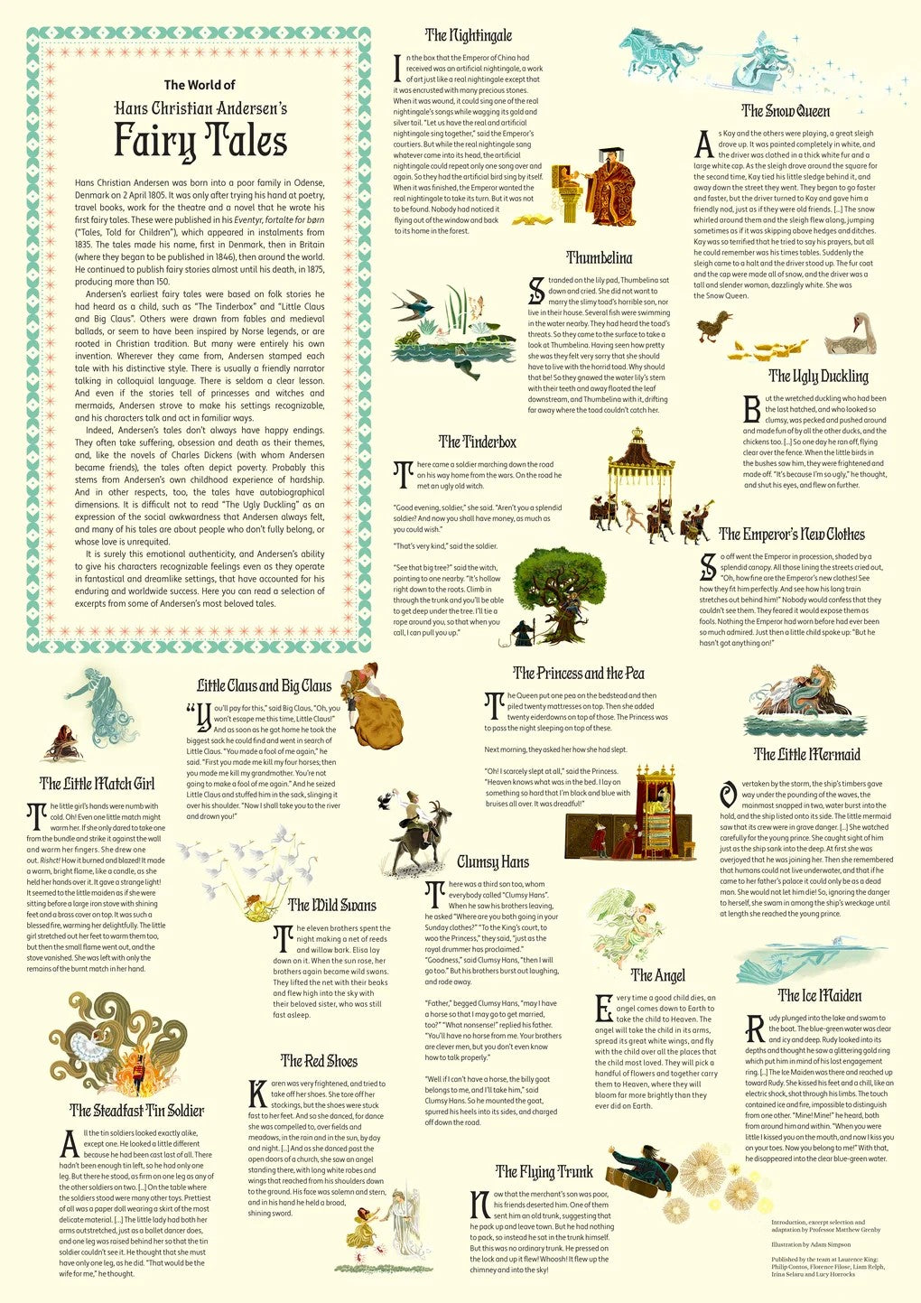 Laurence King - The World of Hans Christian Andersons Fairytales - 1000 Piece Jigsaw Puzzle