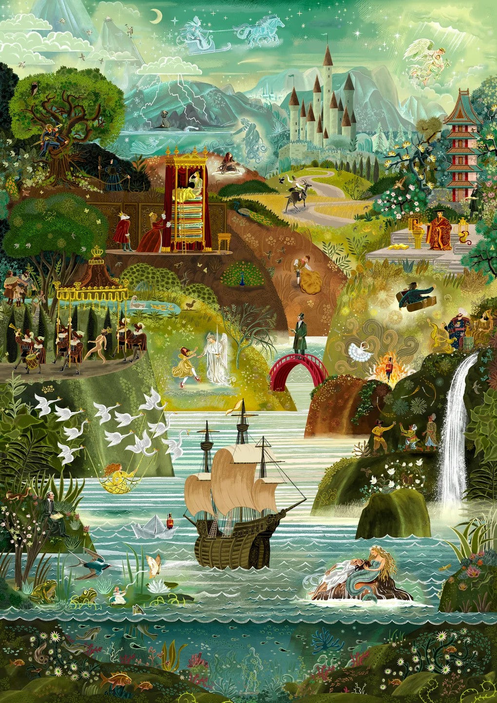 Laurence King - The World of Hans Christian Andersons Fairytales - 1000 Piece Jigsaw Puzzle
