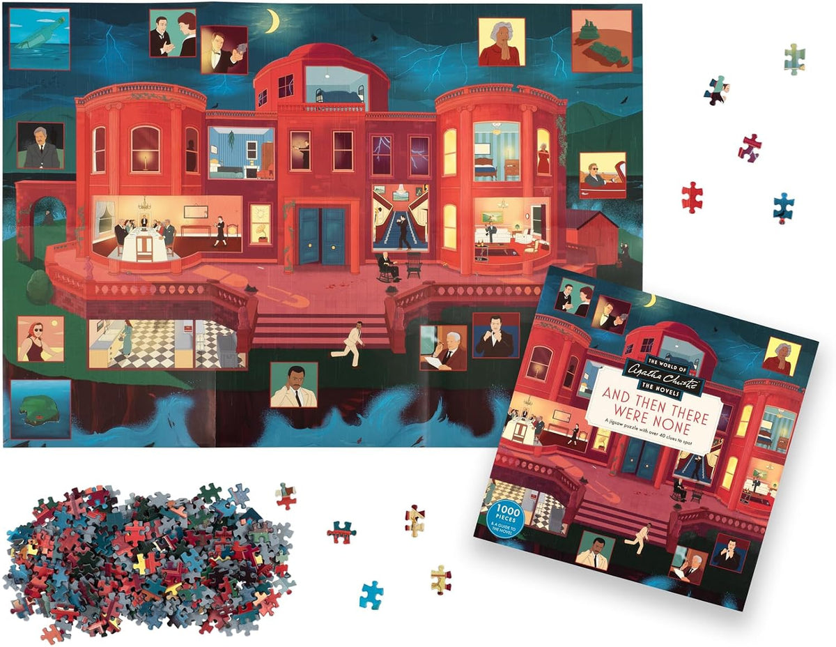 Laurence King - The World of Agatha Christie - And Then There Were None - 1000 Piece Jigsaw Puzzle