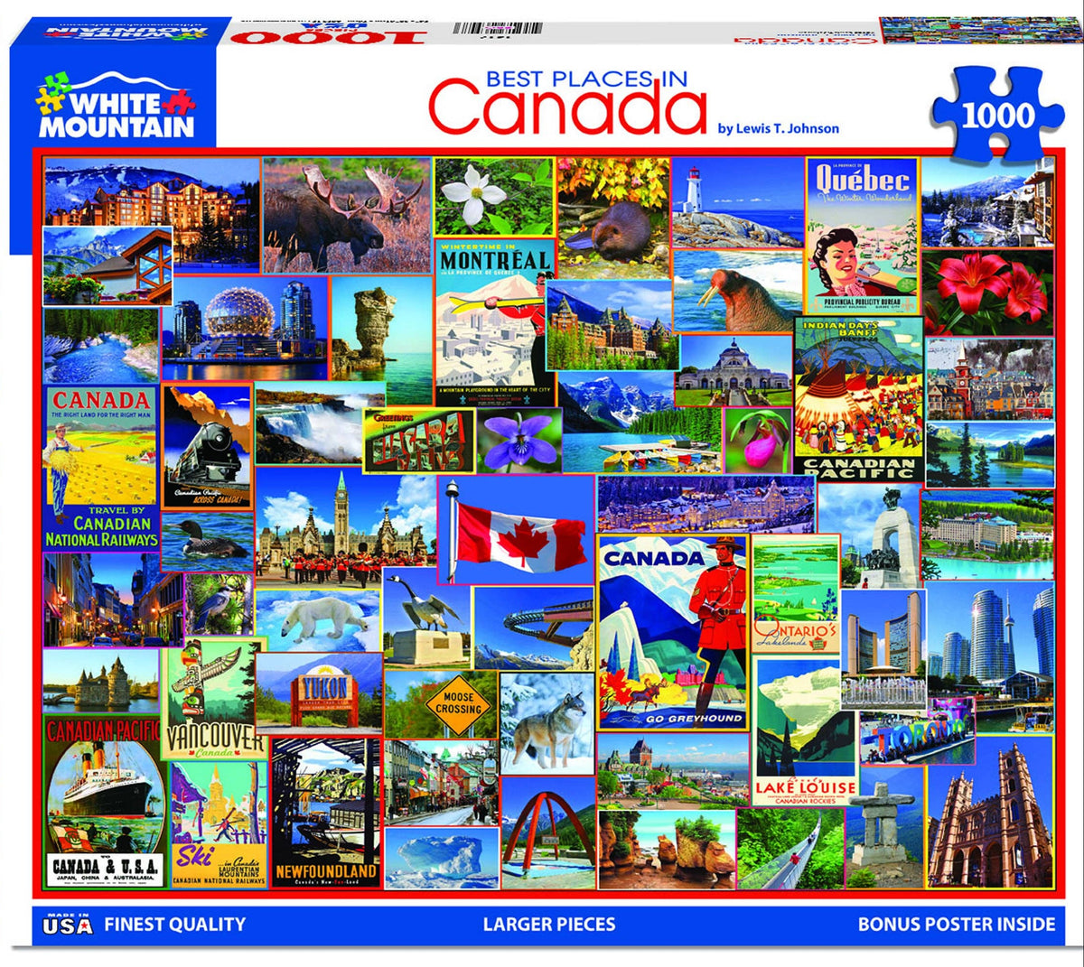 White Mountain - Best Places in Canada - 1000 Piece Jigsaw Puzzle
