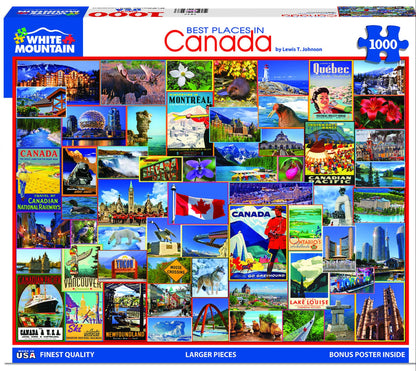 White Mountain - Best Places in Canada - 1000 Piece Jigsaw Puzzle