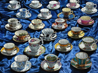 Pomegranate - Sherrie Wolf - Sea of Tea - 1000 Piece Jigsaw Puzzle