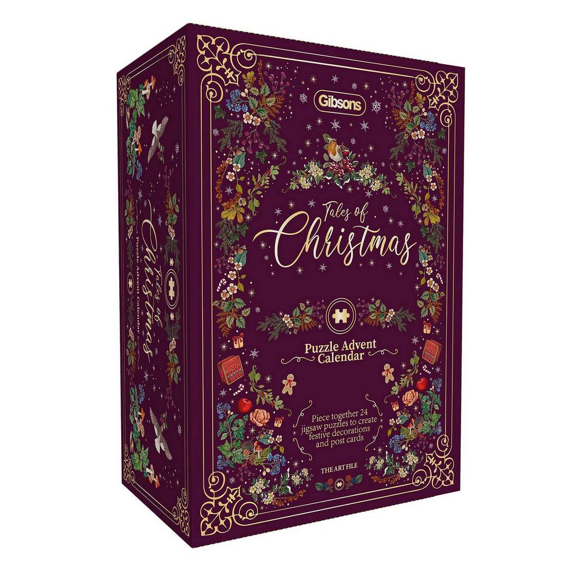 Gibsons - The Art File Tales of Christmas Advent Calendar - Jigsaw Puzzle