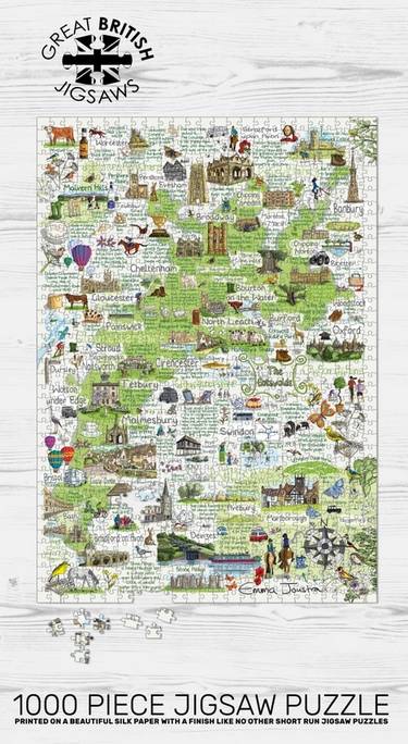 Emma Joustra - The Cotswolds - 1000 Piece Jigsaw Puzzle