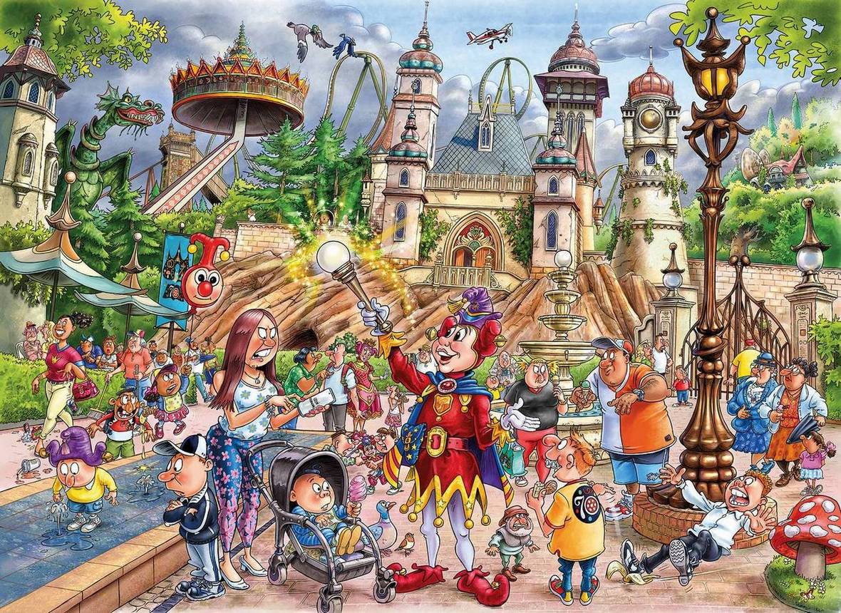 Wasgij - Mystery Efteling World of Wonders! - 1000 Piece Jigsaw Puzzle