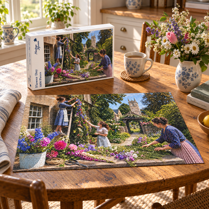 Heritage Jigsaws - Flower Day - 1000 Piece Jigsaw Puzzle