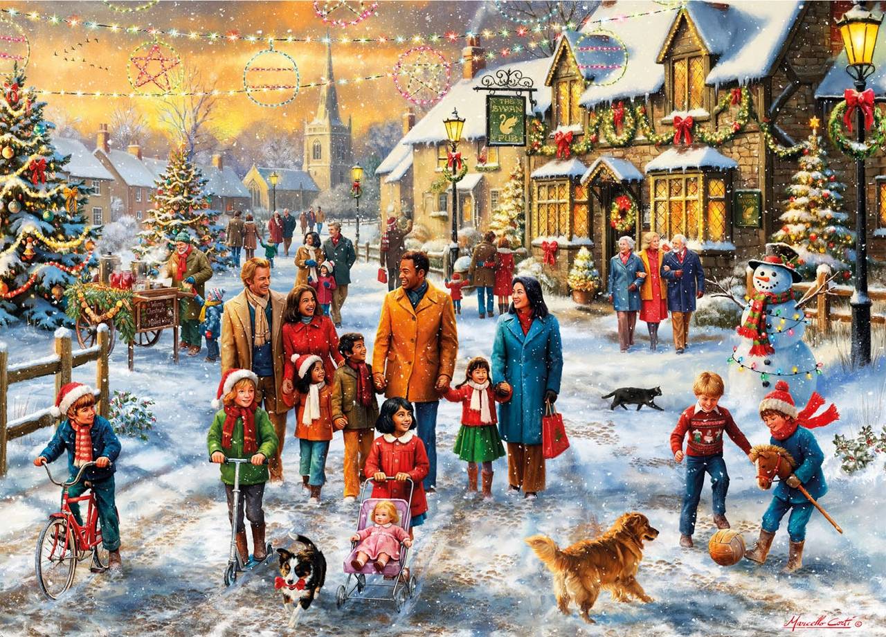 Gibsons - A Christmas Wander - Limited Edition - 1000 Piece Jigsaw Puzzle