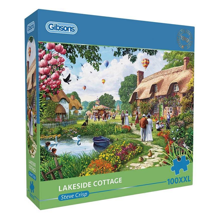 Gibsons - Lakeside Cottage - 100XXL Piece Jigsaw Puzzle