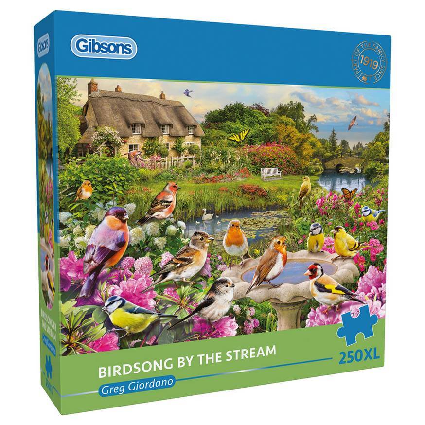 Gibsons - Birdsong by the Stream - 250XL Piece Jigsaw Puzzle